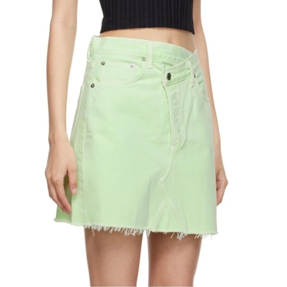 AGOLDE Criss Cross Mini Denim Skirt - Picture 9 of 15